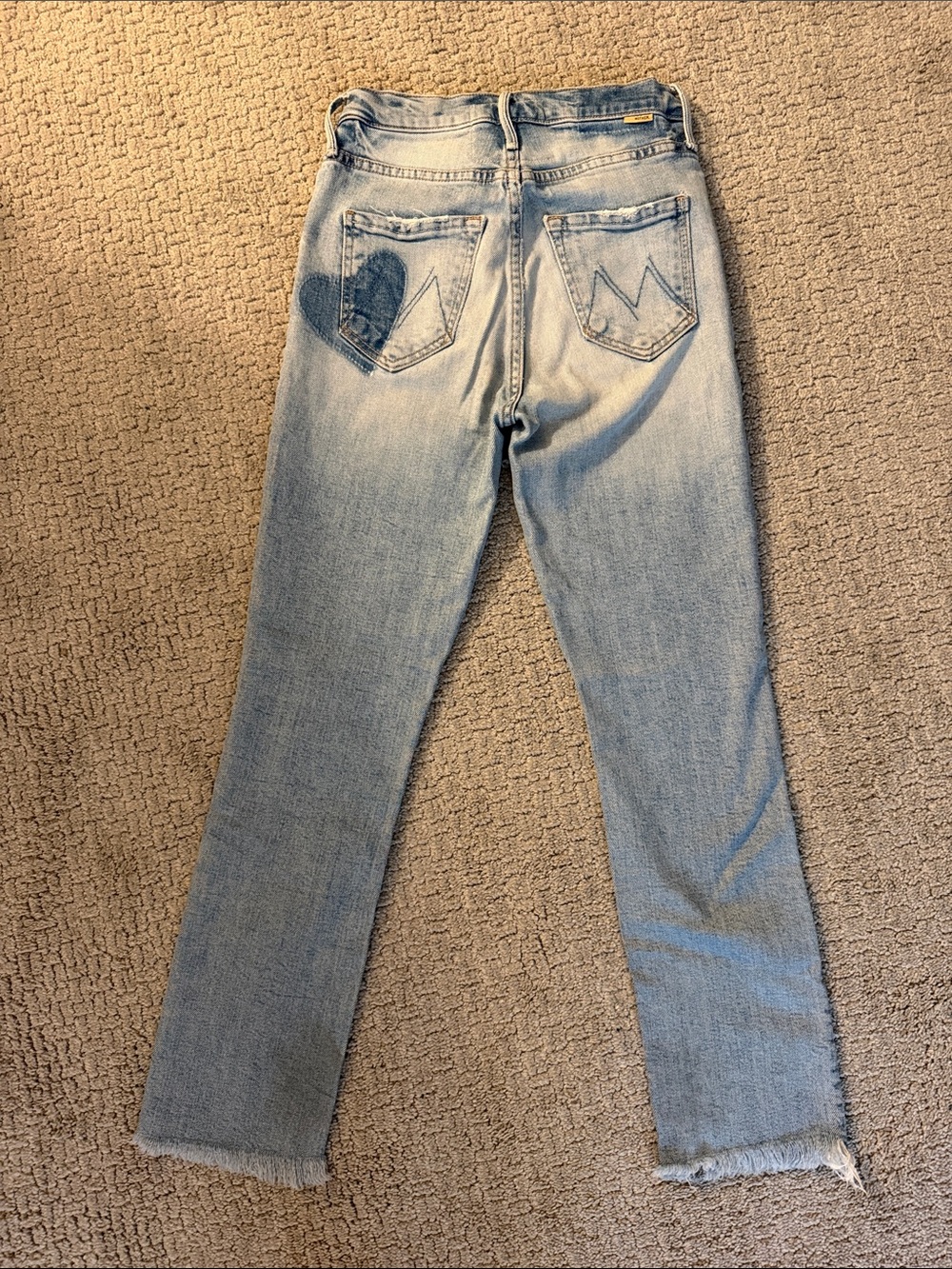 MOTHER The Dazzler Button Fly Ankle Jeans Size 23